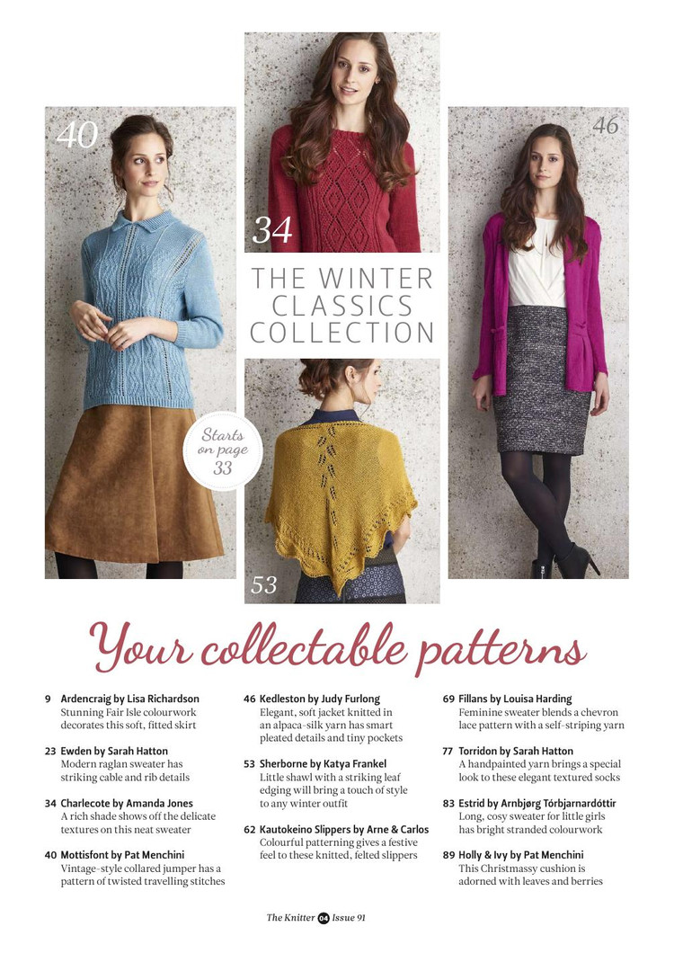 The Knitter Issue 91 2015 - 輕描淡寫 - 輕描淡寫