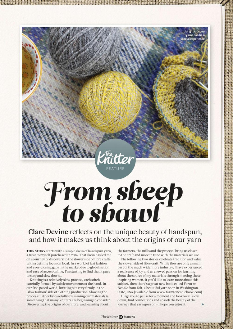 The Knitter Issue 91 2015 - 輕描淡寫 - 輕描淡寫
