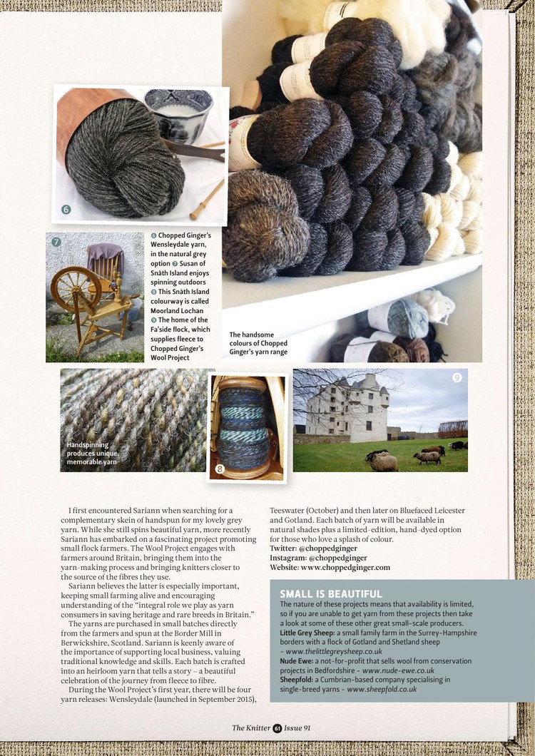 The Knitter Issue 91 2015 - 輕描淡寫 - 輕描淡寫