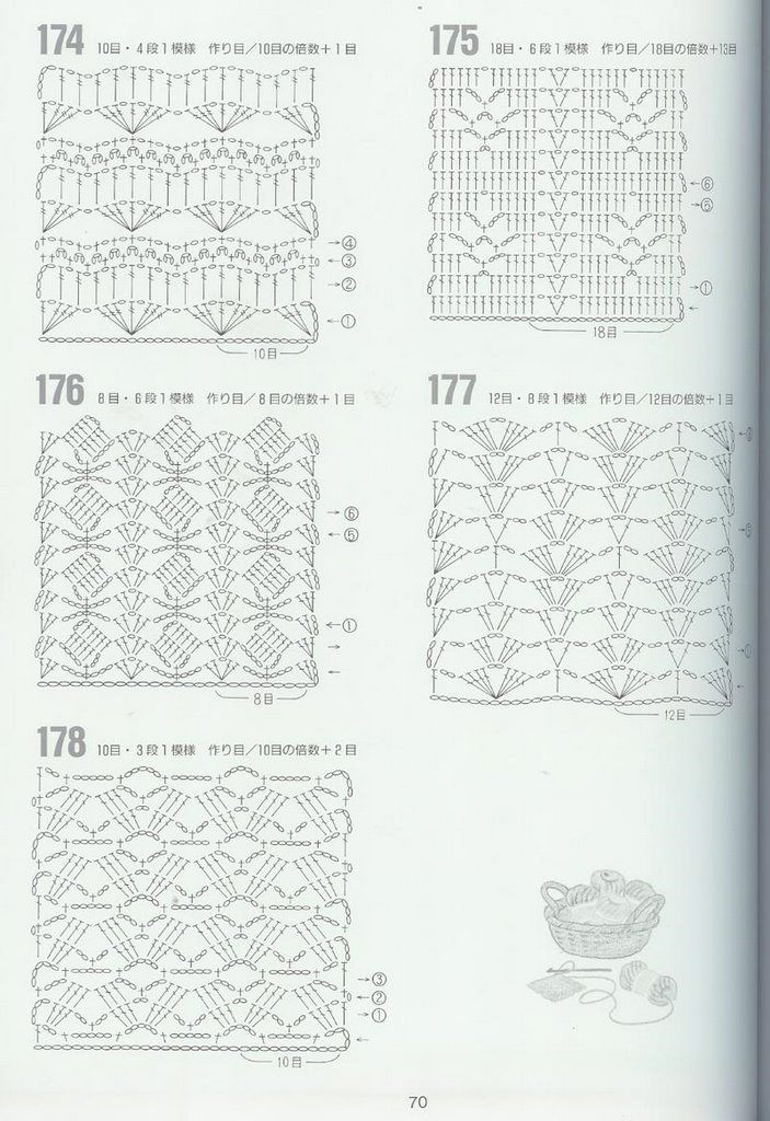 CROCHET PATTERNS 262 --- 鉤針圖解 - 紫蘇 - 紫蘇的博客