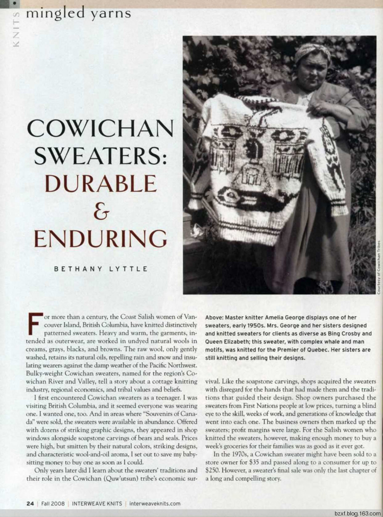 Interweave Knits fall 2008 - 編織幸福 - 編織幸福的博客