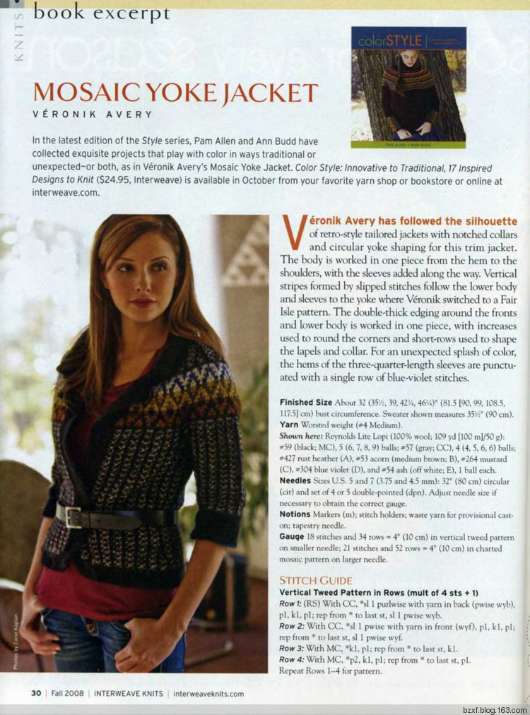 Interweave Knits fall 2008 - 編織幸福 - 編織幸福的博客