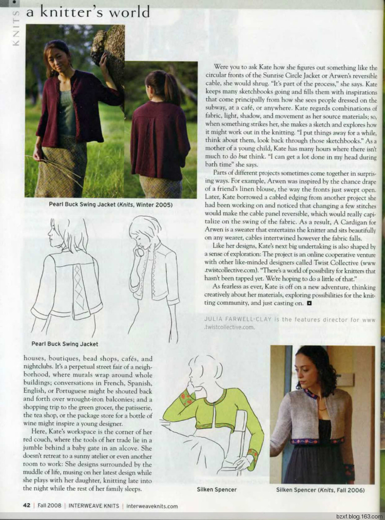 Interweave Knits fall 2008 - 編織幸福 - 編織幸福的博客