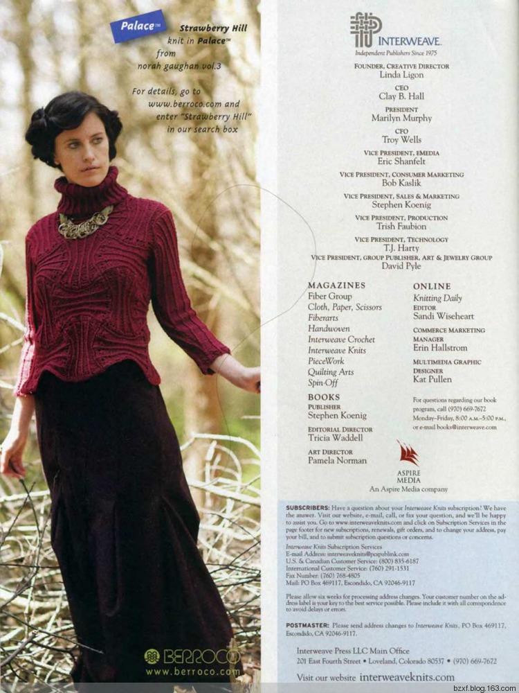 Interweave Knits fall 2008 - 編織幸福 - 編織幸福的博客
