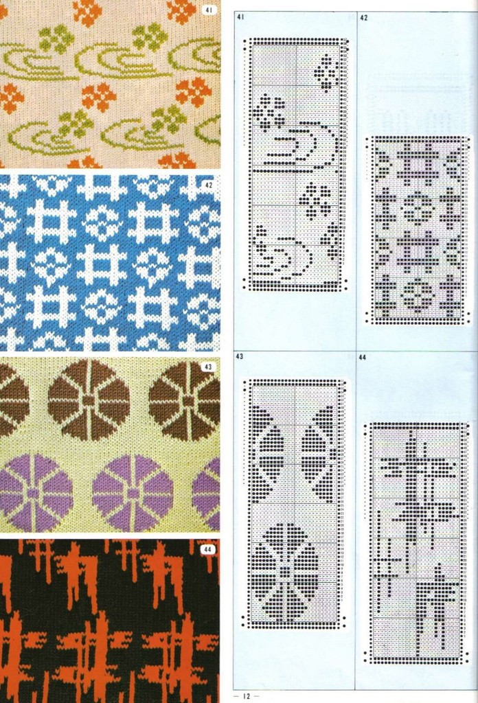Pattern---棒針編織圖解全集（1） - 紫蘇 - 紫蘇的博客
