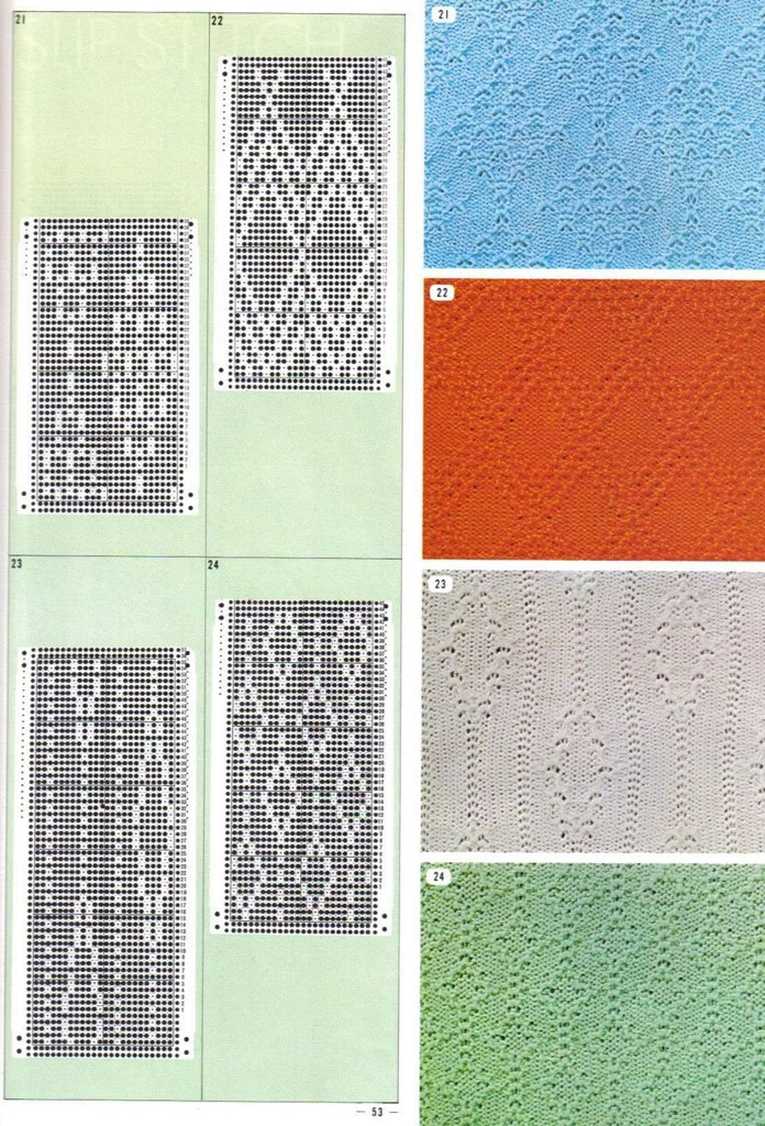 Pattern---棒針編織圖解全集（1） - 紫蘇 - 紫蘇的博客