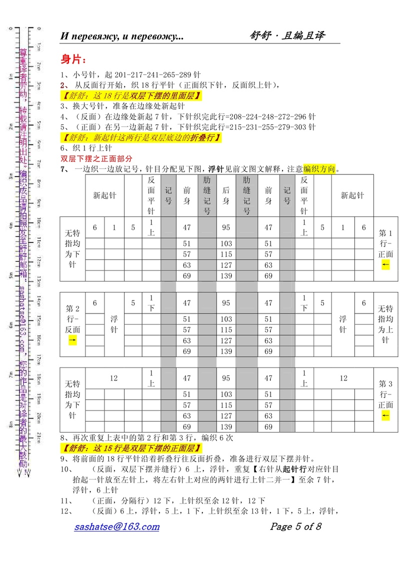 舒舒翻譯—田田：雙層門襟和雙層底邊蕾絲開(kāi)衫 - 舒舒 - 舒舒編譯館